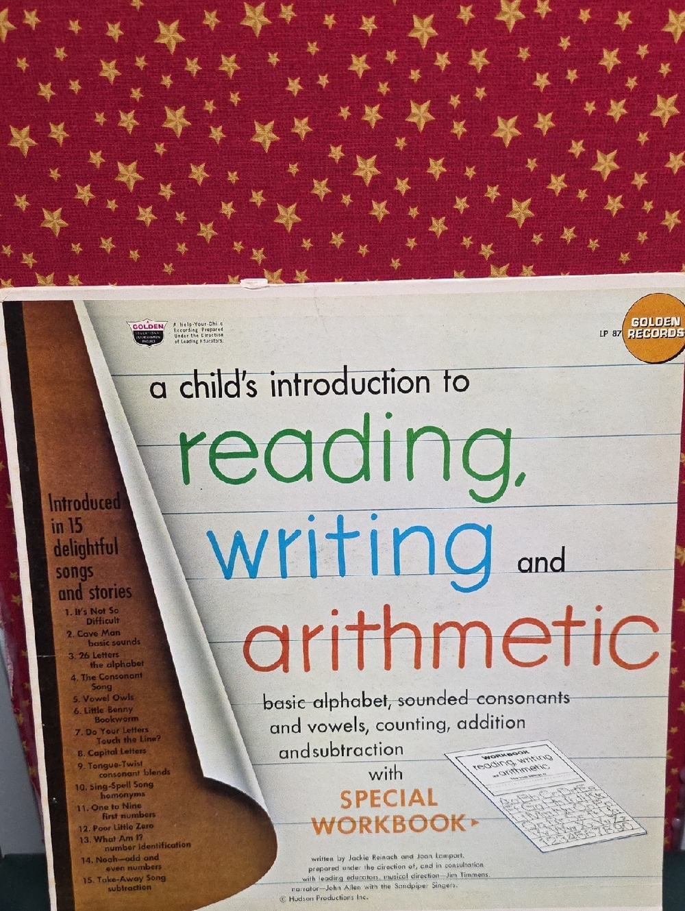 **Vintage 'Reading, Writing and Arithmetic' Children's Workbook Record**